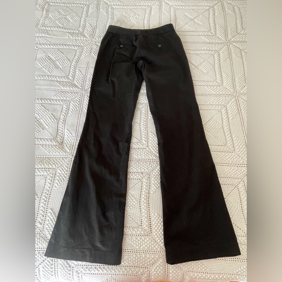 Express Size 0 Editor Fit Black Khaki Dress Pants - Picture 6 of 7